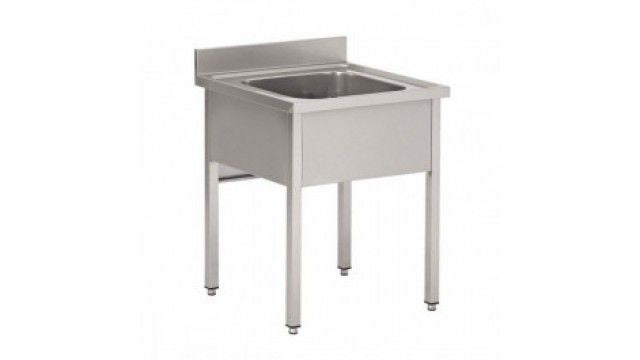 Combisteel 700 Stainless Steel Single Bowl Sink Flat Pack 700mm Wide - 7452.0420 Single Bowl Sinks Combisteel