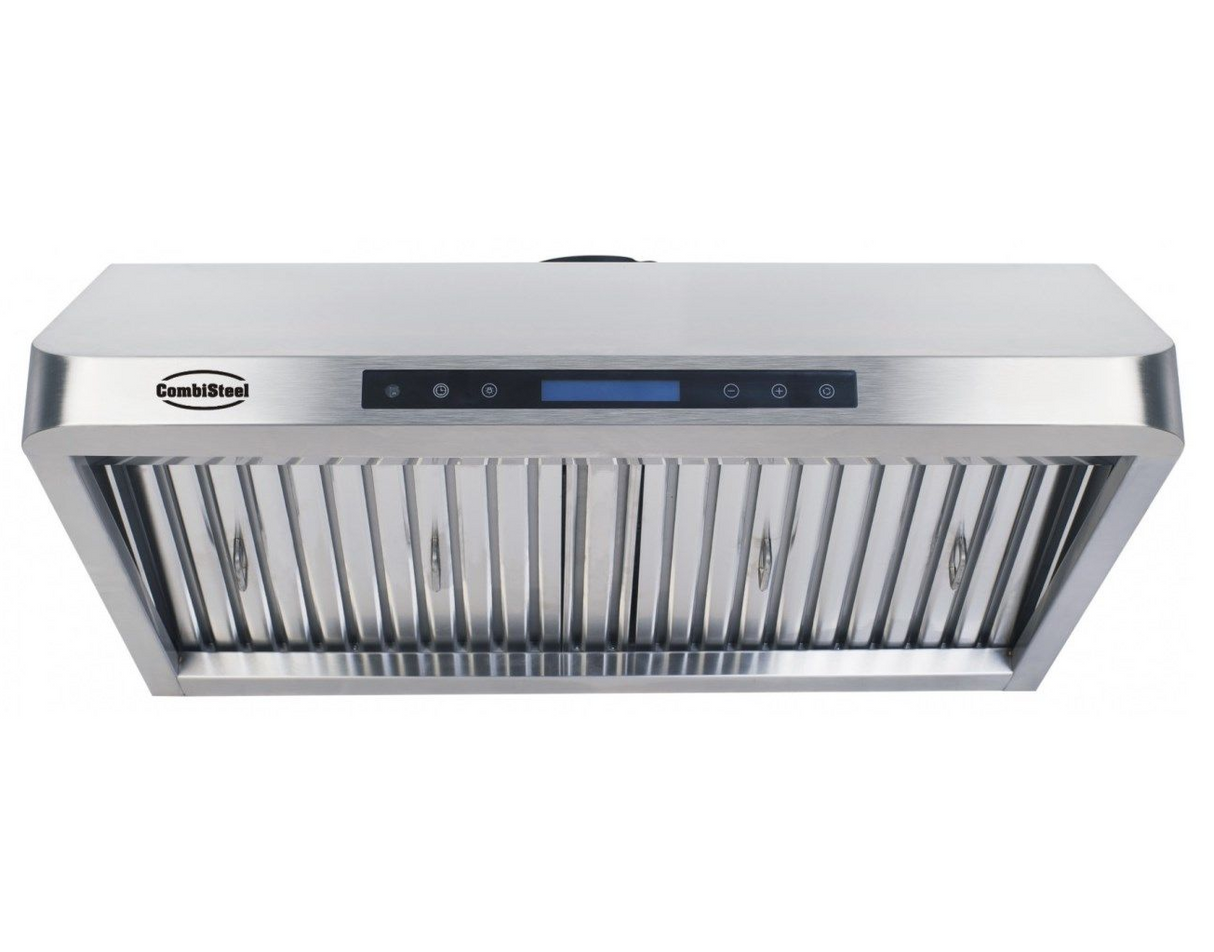 Combisteel Deep Extraction Hood 900mm Wide With Motor, Filters & LED Lights - 7227.0005 Kitchen Canopies & Cooker Hoods Combisteel