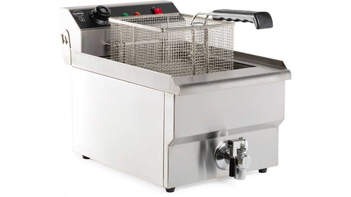 Combisteel Electric Counter Top Fryer Single Tank 8 Litre - 7455.1000 Countertop Electric Fryers Combisteel