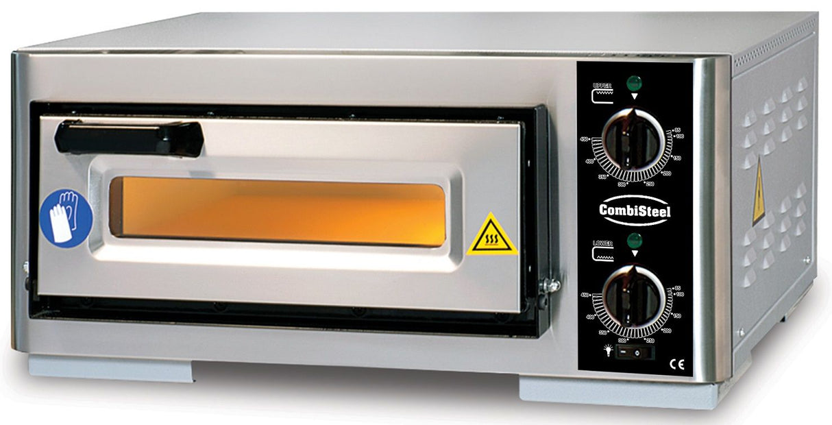 Combisteel Electric Single Deck Pizza Oven 1 x 15 Inch - 7491.1000 Single Deck Pizza Ovens Combisteel