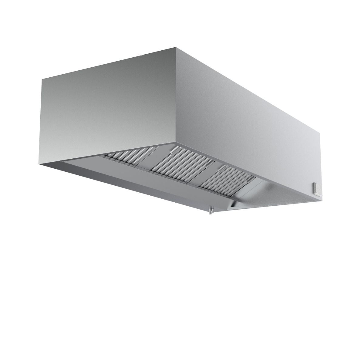 Combisteel Stainless Steel Wall-Mounted Extraction Hood Box Complete Unit 2400mm Wide - 7333.0780 Kitchen Canopies & Cooker Hoods Combisteel