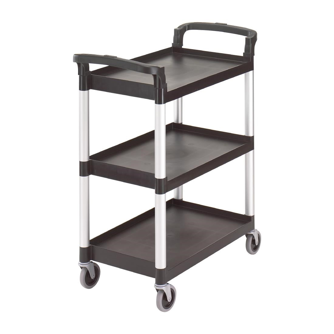 Cambro Three Shelf Utility Cart Black - CT349 Cambro