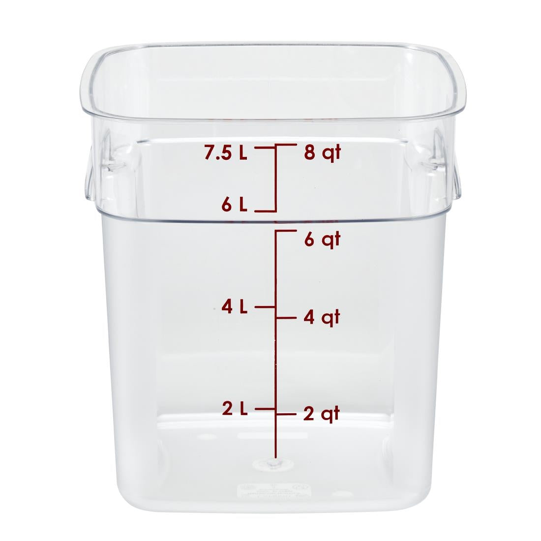 Cambro 7.6Ltr FreshPro Camsquare Food Storage Container - CU139 Cambro