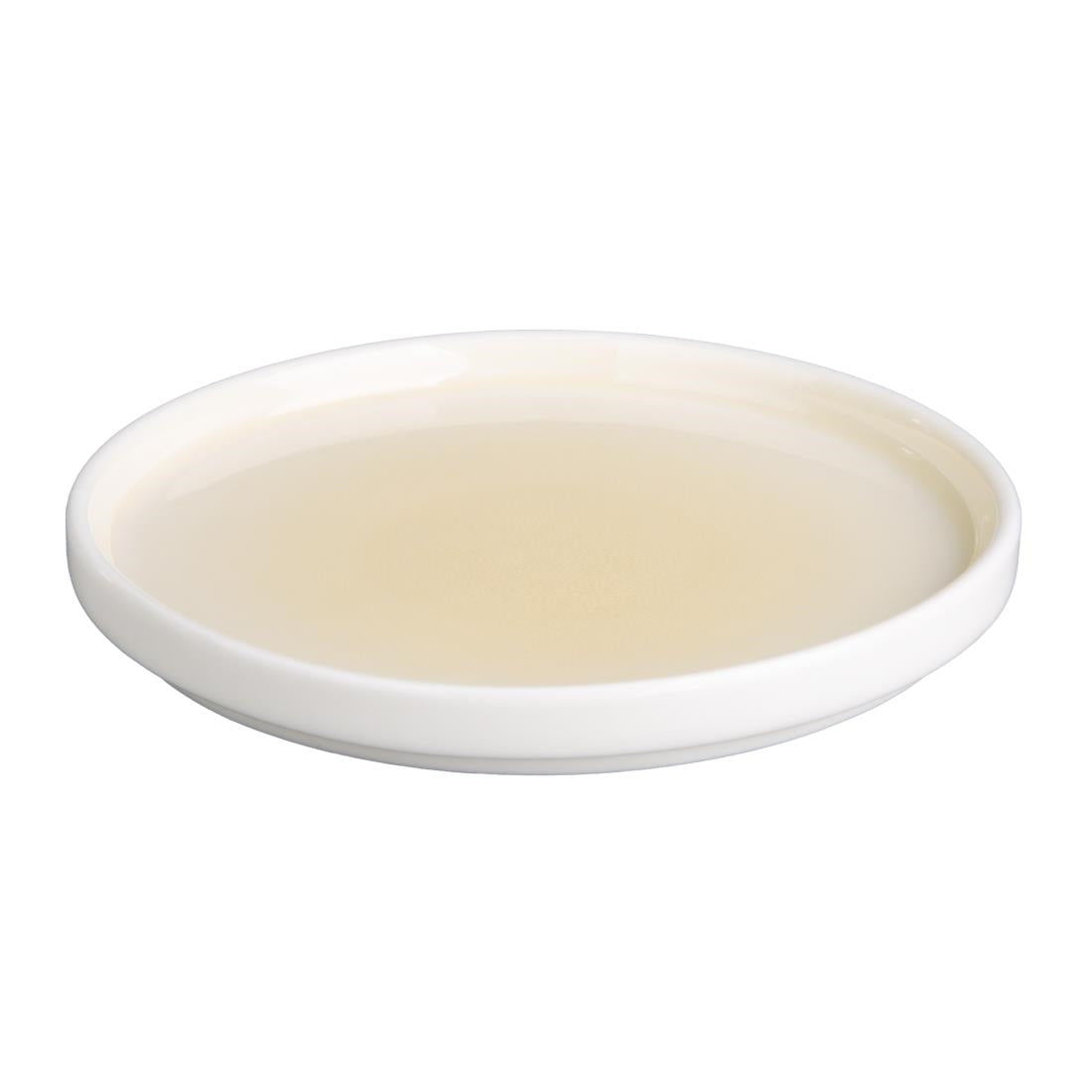 Olympia Fondant Plates Lemon 156mm (Pack of 6) - CU411 Olympia