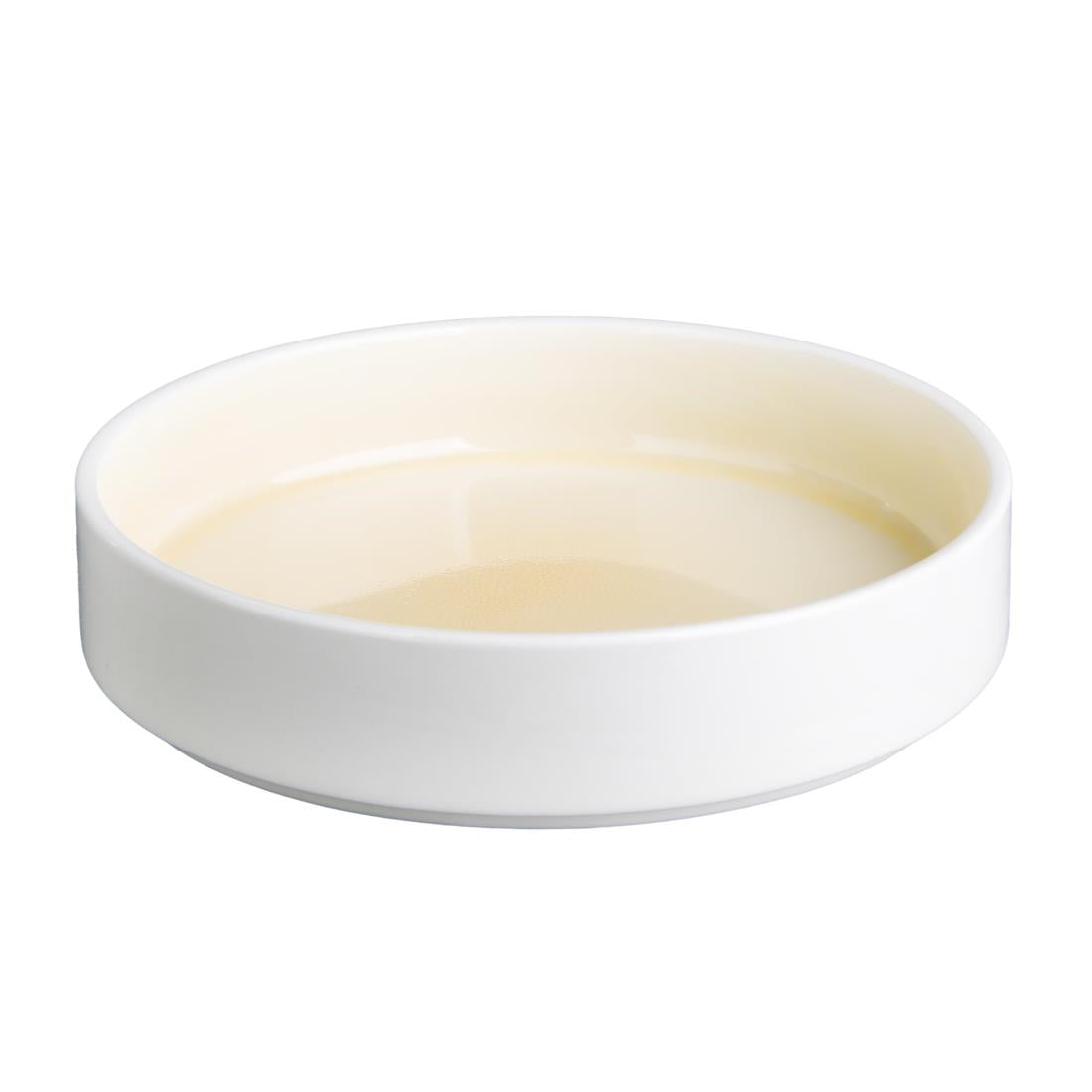 Olympia Fondant Bowls Lemon 215mm (Pack of 4) - CU414 Olympia