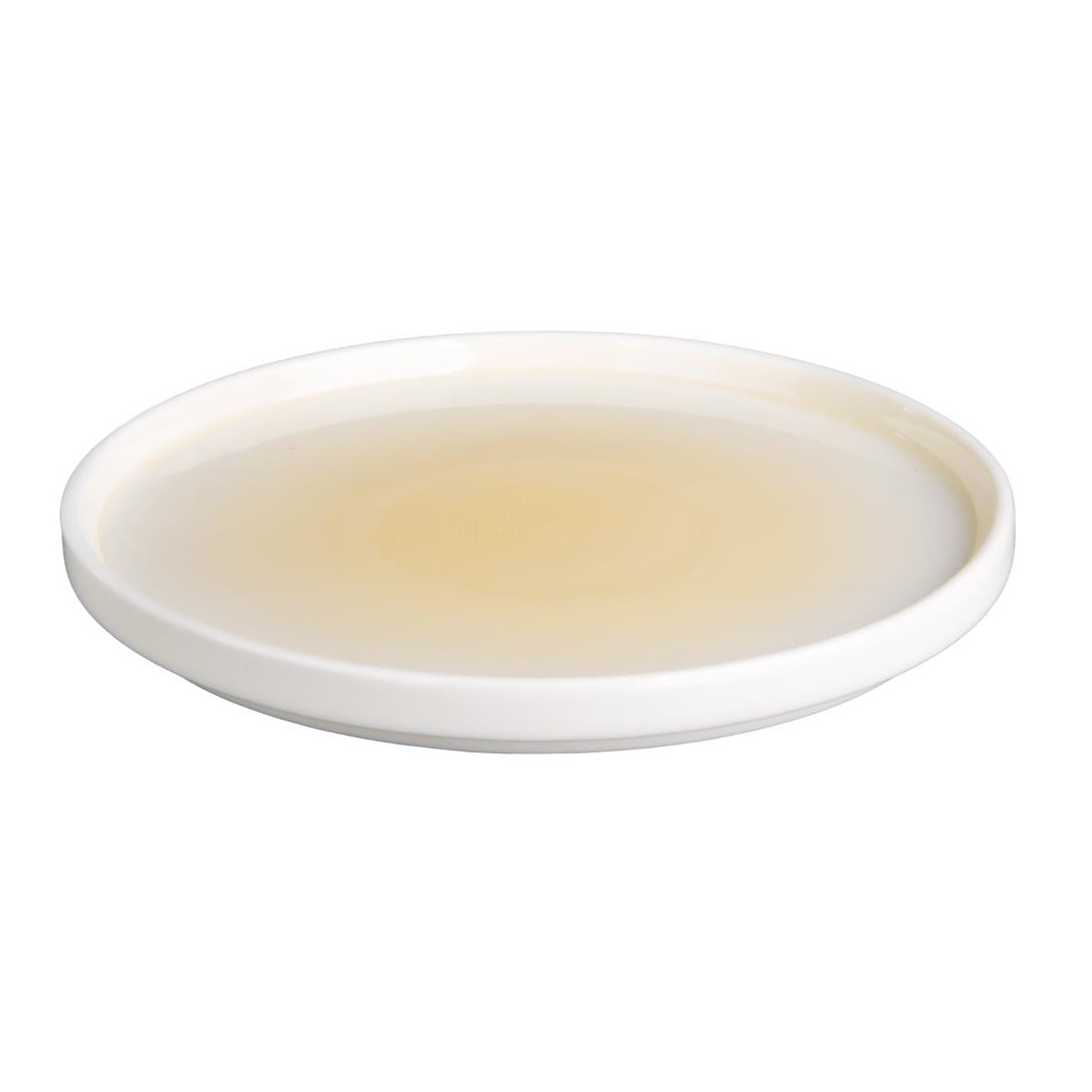 Olympia Fondant Plates Lemon 215mm (Pack of 6) - CU415 Olympia