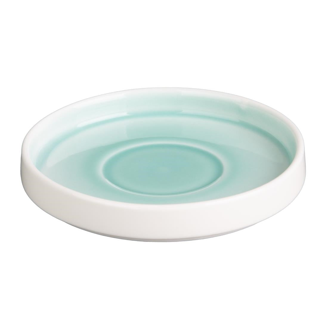 Olympia Fondant Saucers Mint 136mm (Pack of 6) - CU443 Olympia