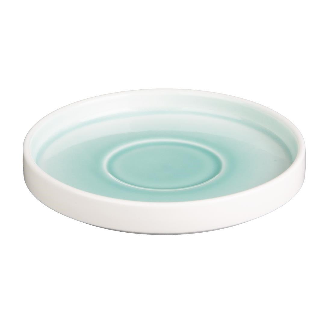 Olympia Fondant Saucers Mint 155mm (Pack of 6) - CU445 Olympia