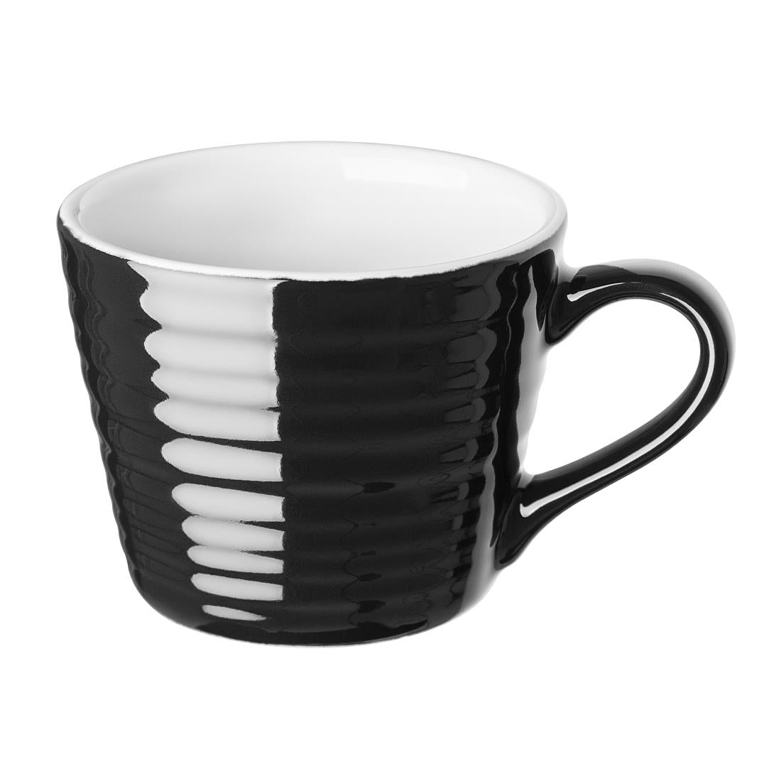 Olympia Cafe Aroma Mug Black - 230ml (Pack of 6) - CU960 Olympia