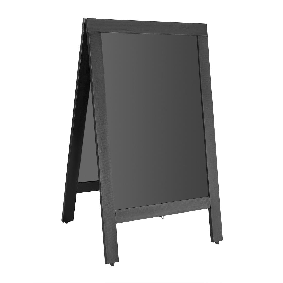 Olympia Pavement Board Black Wooden Frame 500x850mm - CU992 Olympia