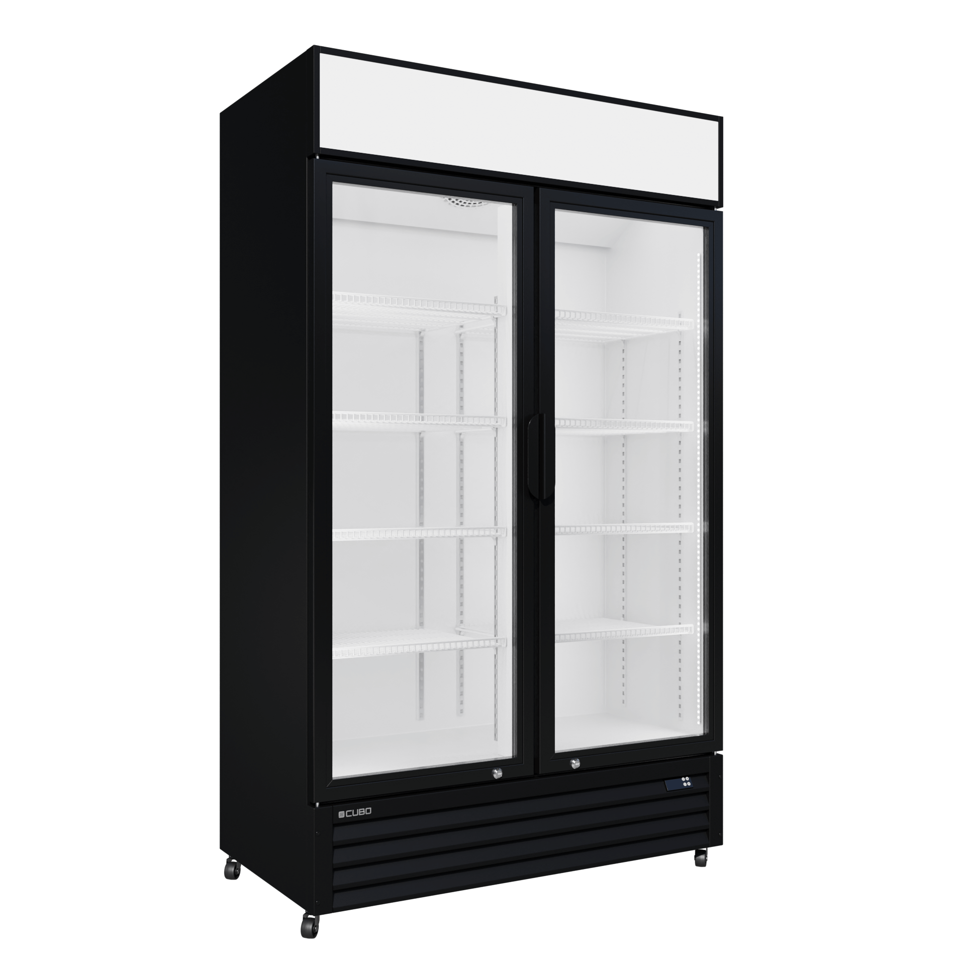 Cubo Drankenkoelkast 525L - 2 scharnierende glazen deuren met luifel voor verkoop - Afsluitbaar - Energiezuinig - CS-690A-EE