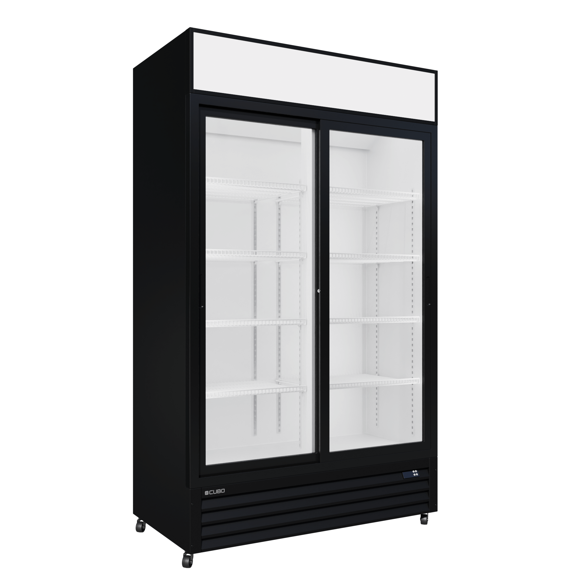 Cubo Drankenkoelkast 525L - 2 Schuifdeuren van glas met luifel voor verkoop - Afsluitbaar - CS-690B-EE