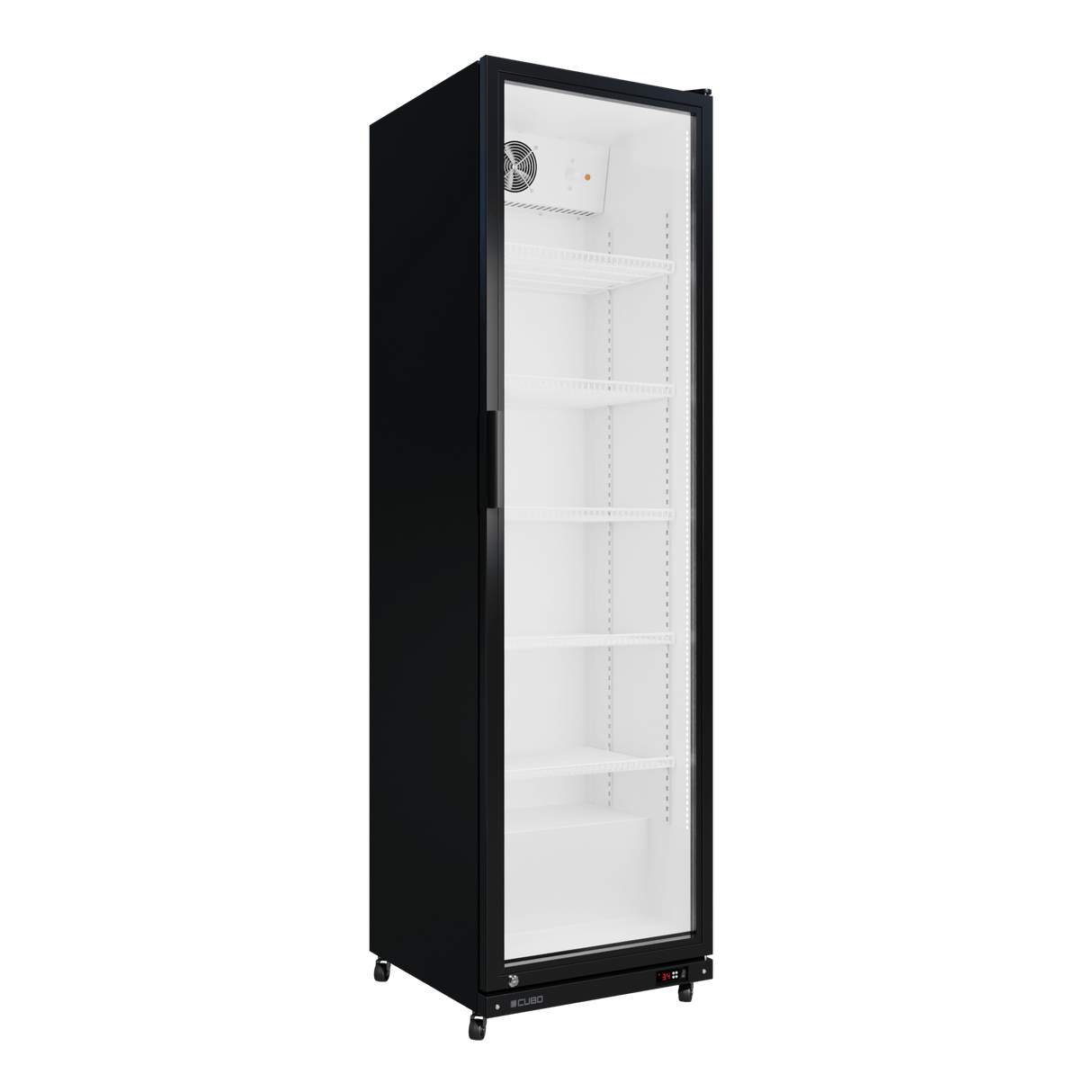 Cubo Drankenkoelkast 373L - Glazen deur met LED-verlichting - Afsluitbaar met slot - Energiezuinig - CS-390W