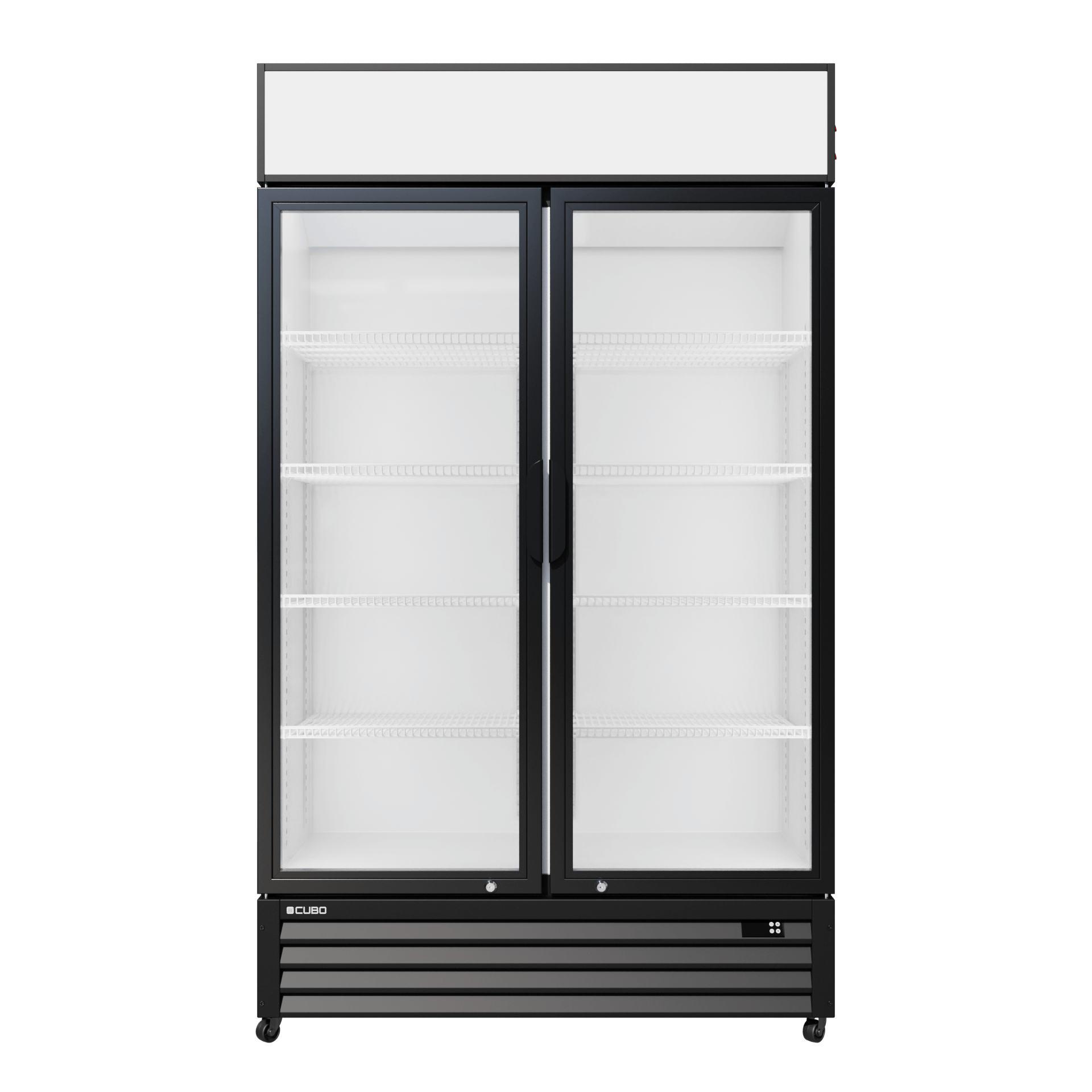 Cubo Drankenkoelkast 525L - 2 scharnierende glazen deuren met luifel voor verkoop - Afsluitbaar - Energiezuinig - CS-690A-EE