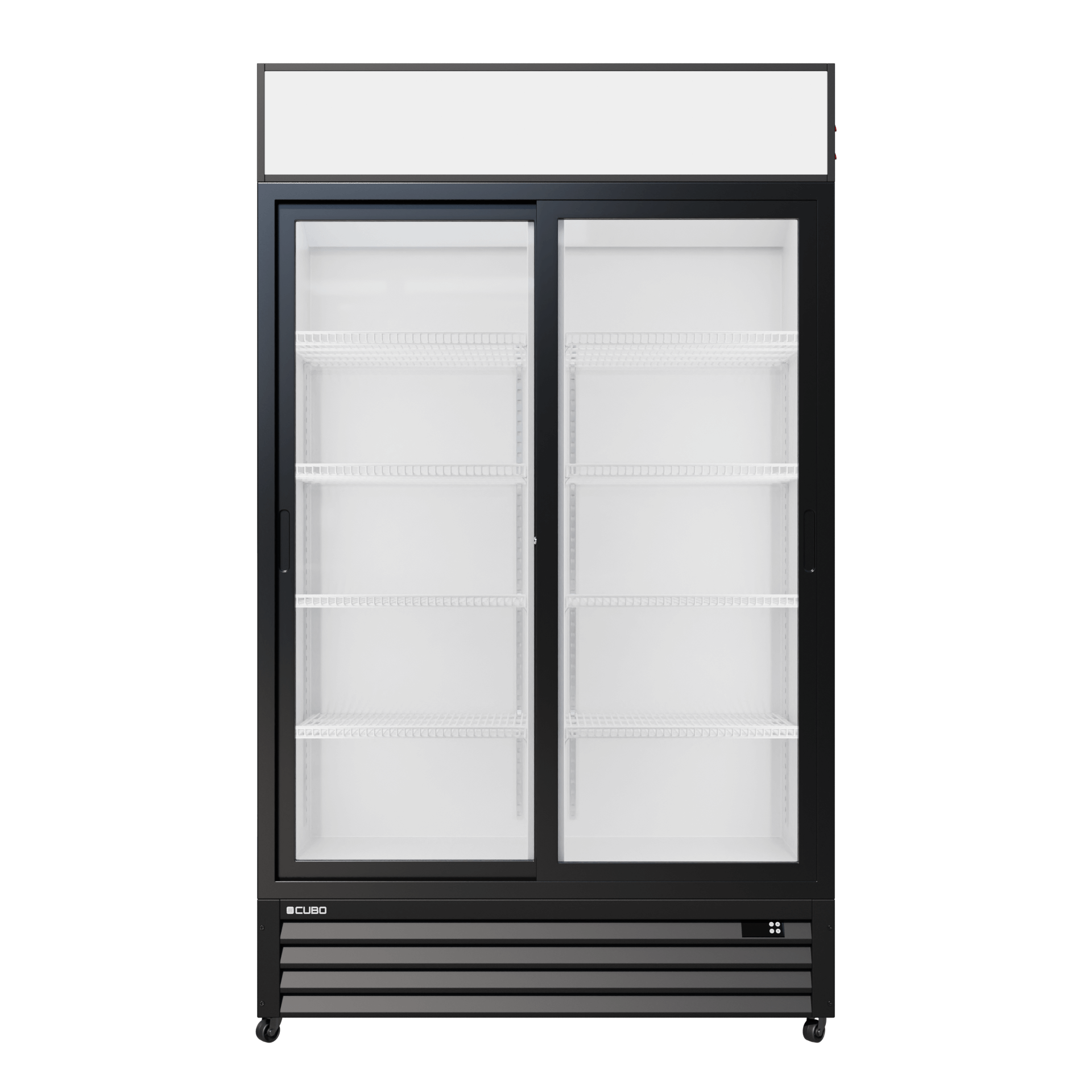 Cubo Drankenkoelkast 525L - 2 Schuifdeuren van glas met luifel voor verkoop - Afsluitbaar - CS-690B-EE