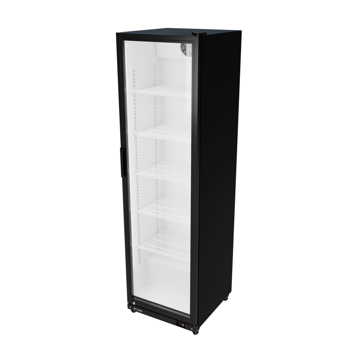 Cubo Drankenkoelkast 373L - Glazen deur met LED-verlichting - Afsluitbaar met slot - Energiezuinig - CS-390W