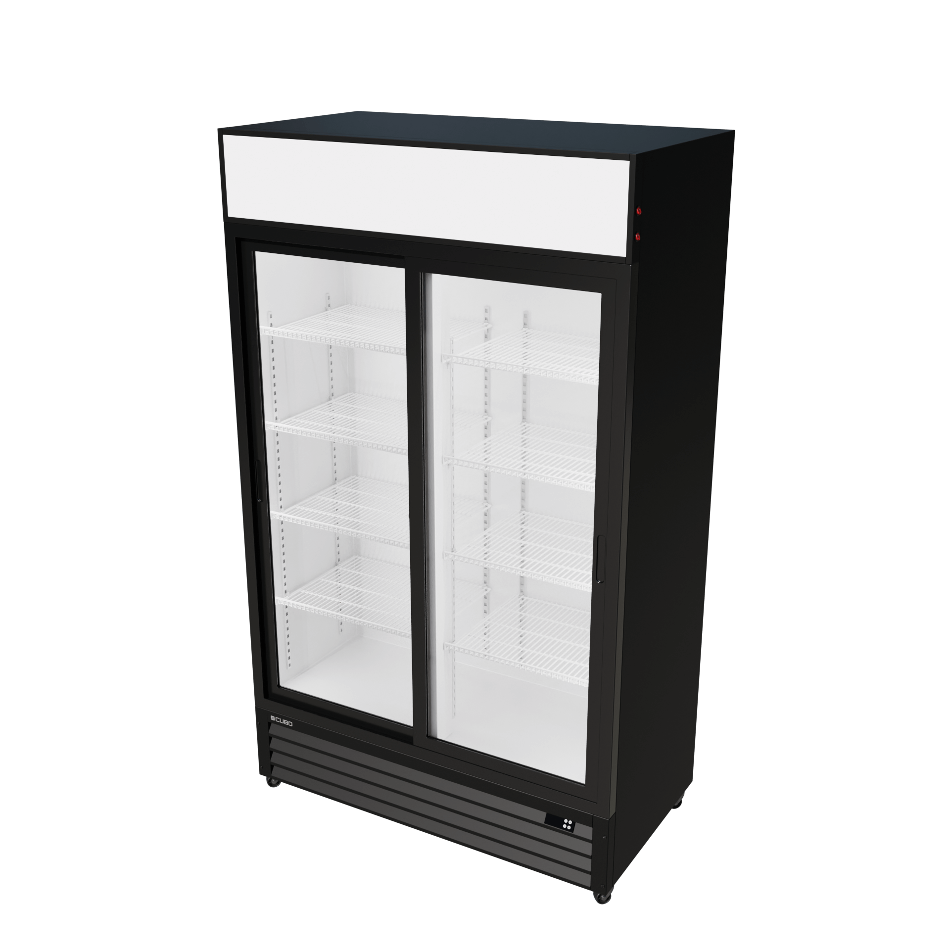 Cubo Drankenkoelkast 525L - 2 Schuifdeuren van glas met luifel voor verkoop - Afsluitbaar - CS-690B-EE