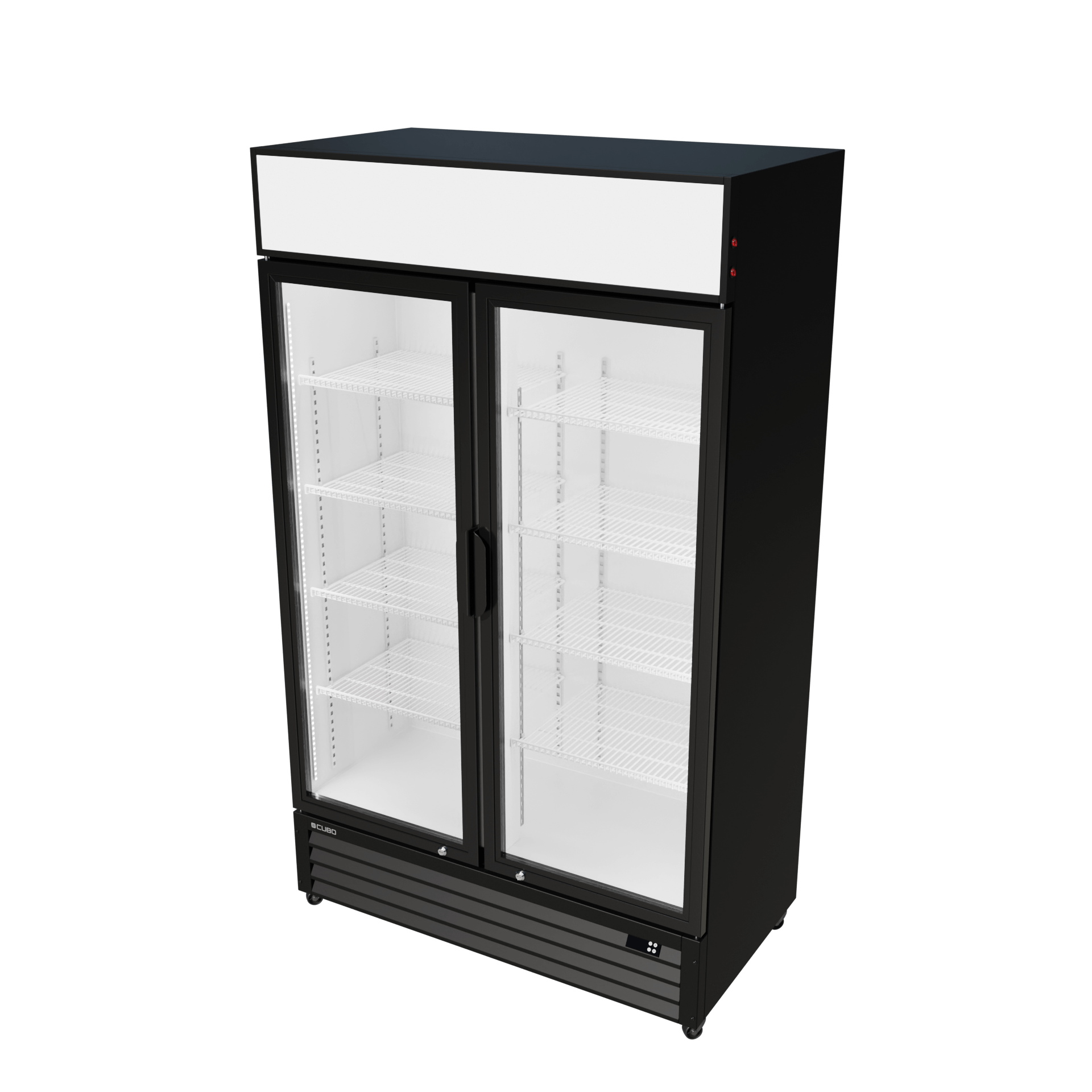 Cubo Drankenkoelkast 525L - 2 scharnierende glazen deuren met luifel voor verkoop - Afsluitbaar - Energiezuinig - CS-690A-EE