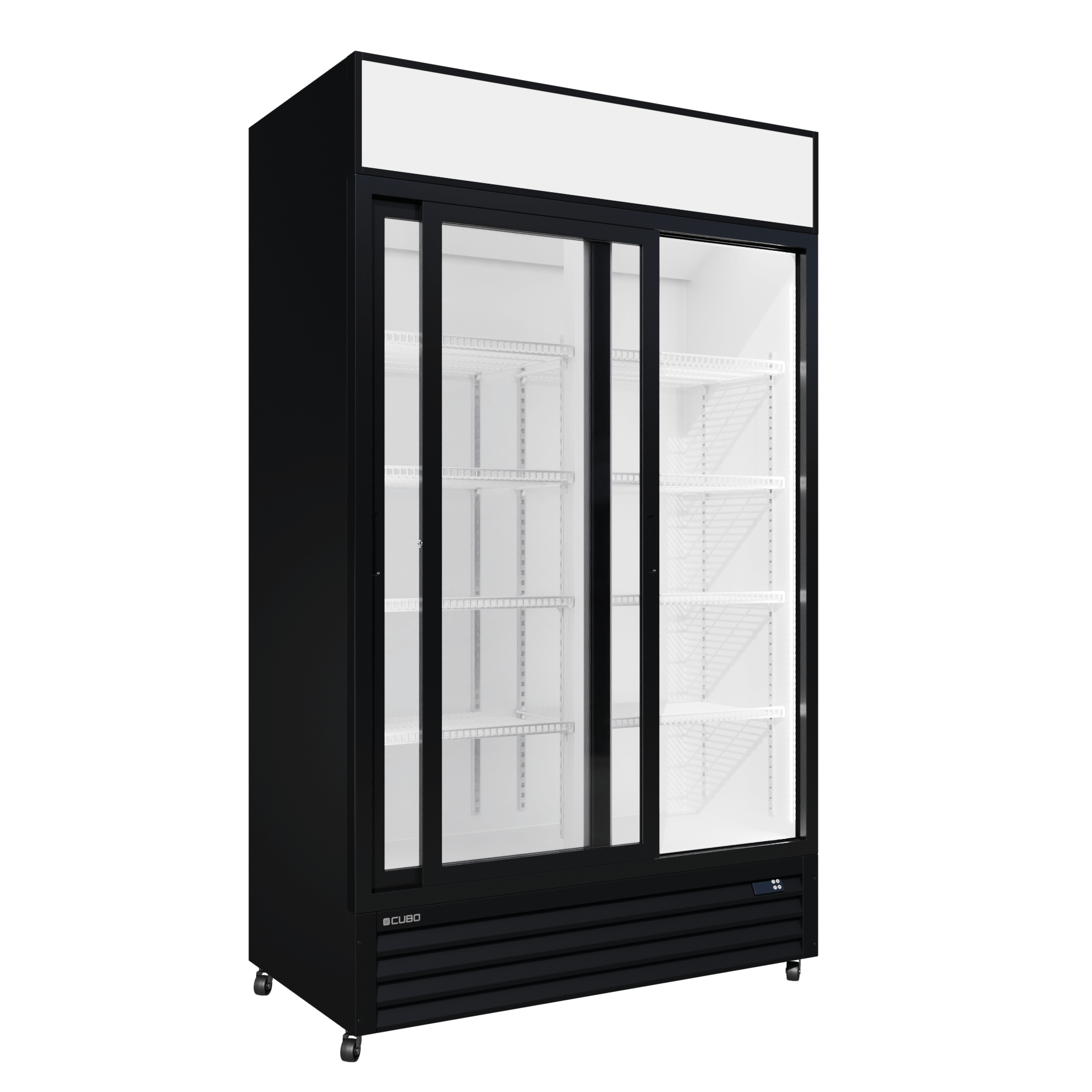 Cubo Drankenkoelkast 525L - 2 Schuifdeuren van glas met luifel voor verkoop - Afsluitbaar - CS-690B-EE