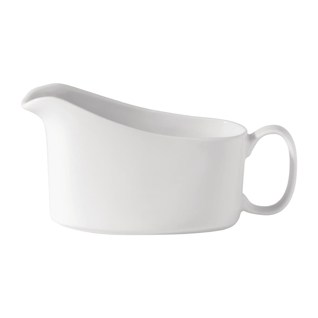 Utopia Titan Sauce Boats White 200ml (Pack of 6) - CW282 Utopia