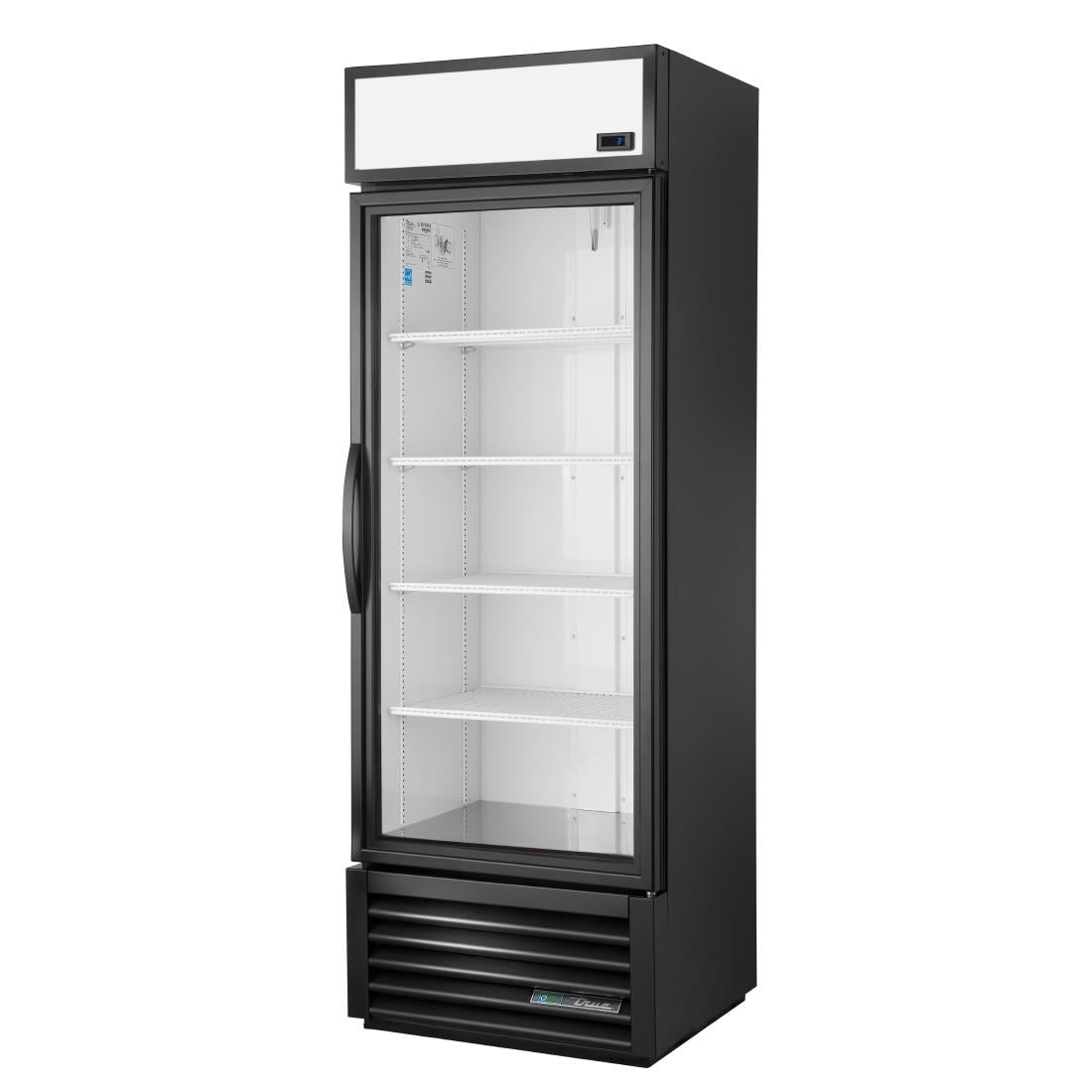 True 1 Glass Door 538L Upright Display Fridge Black GDM-19T-HC-TSL01 - CW386 True