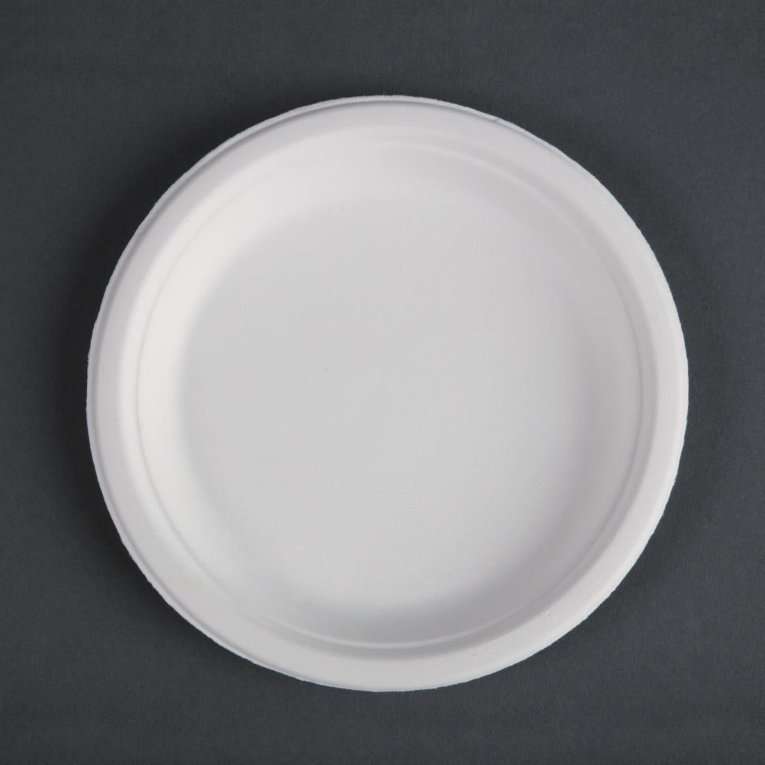 Fiesta Compostable Bagasse Plates Round 179mm (Pack of 50) - CW905 Fiesta