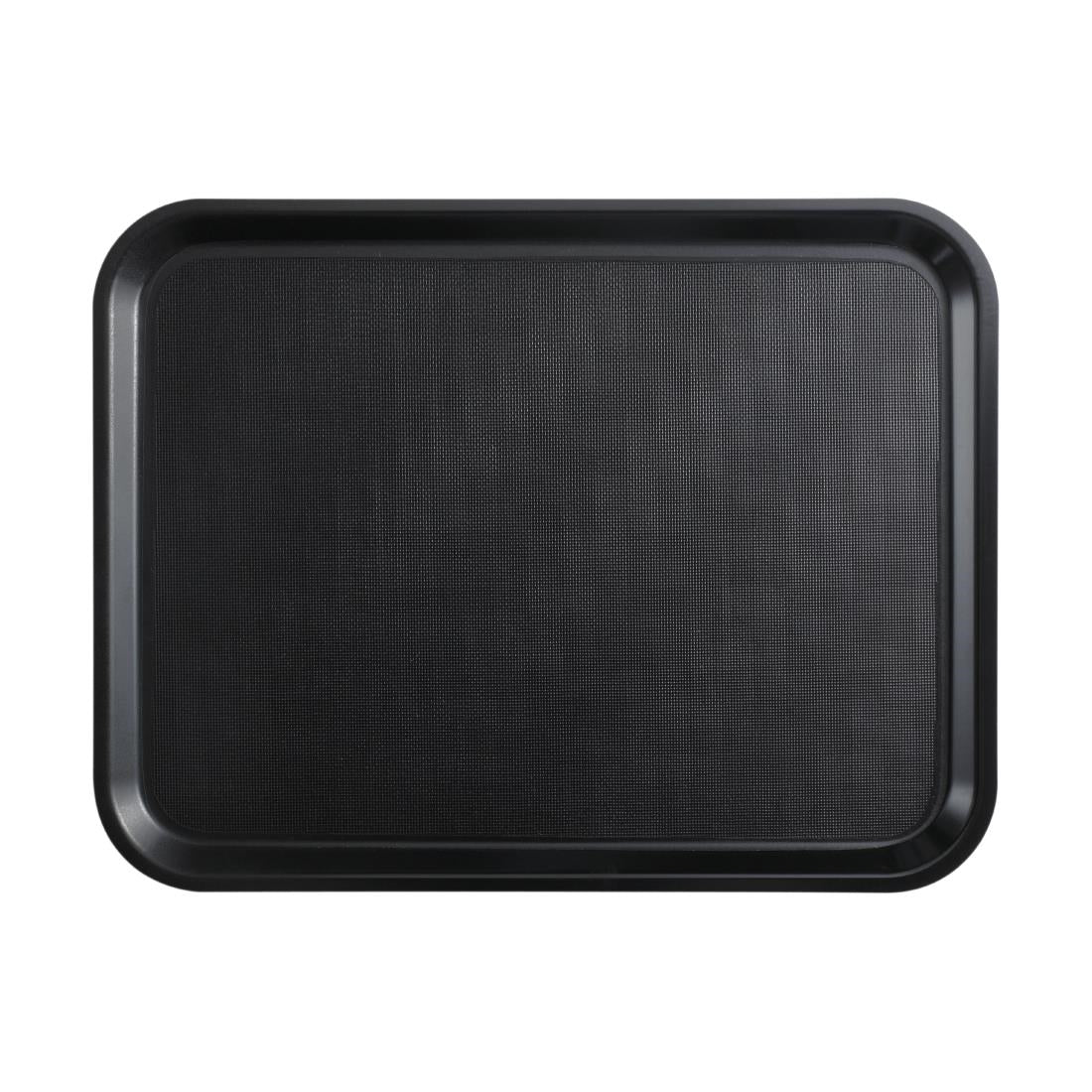 Cambro Mykonos Tray Charcoal Non-Slip Surface 360x460mm - CX382 Cambro