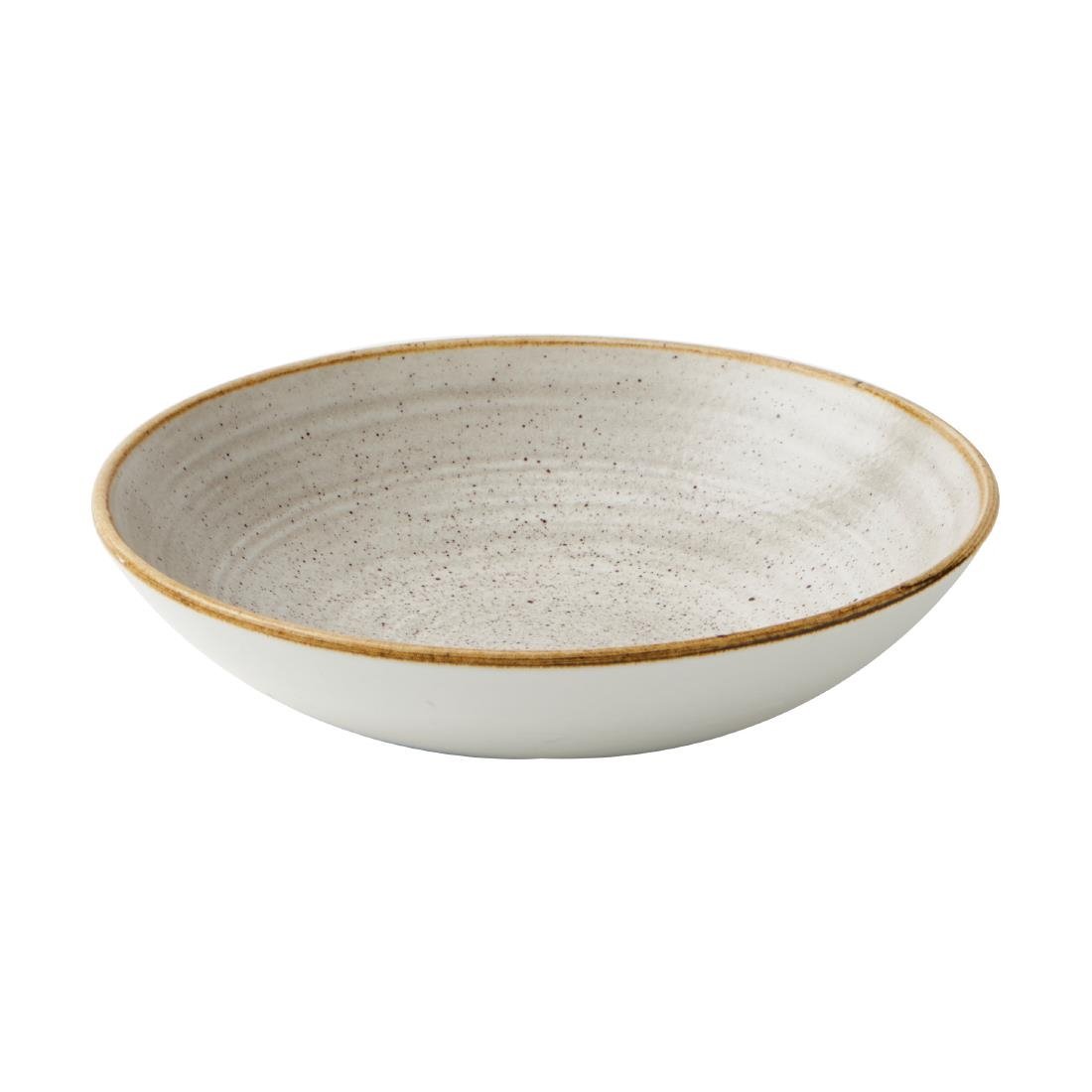 Churchill Stonecast Raw Coupe Bowls Grey 184mm (Pack of 12) - CX650 Churchill