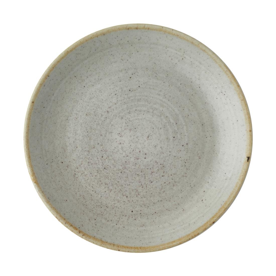 Churchill Stonecast Raw Evolve Coupe Plates Grey 220mm (Pack of 12) - CX653 Churchill