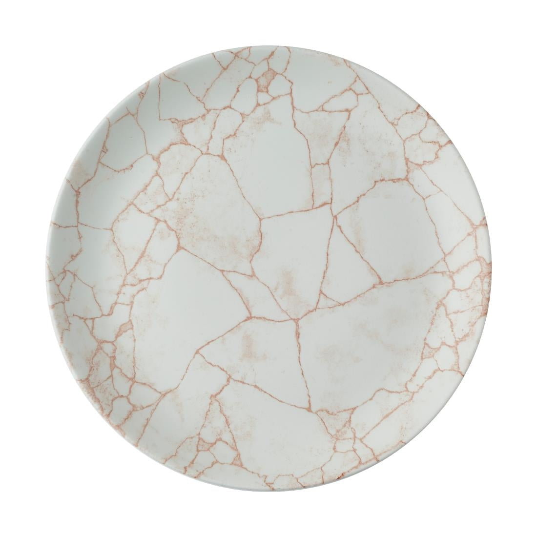 Churchill Studio Prints Kintsugi Evolve Coupe Plates Coral 285mm (Pack of 12) - CX679 Churchill