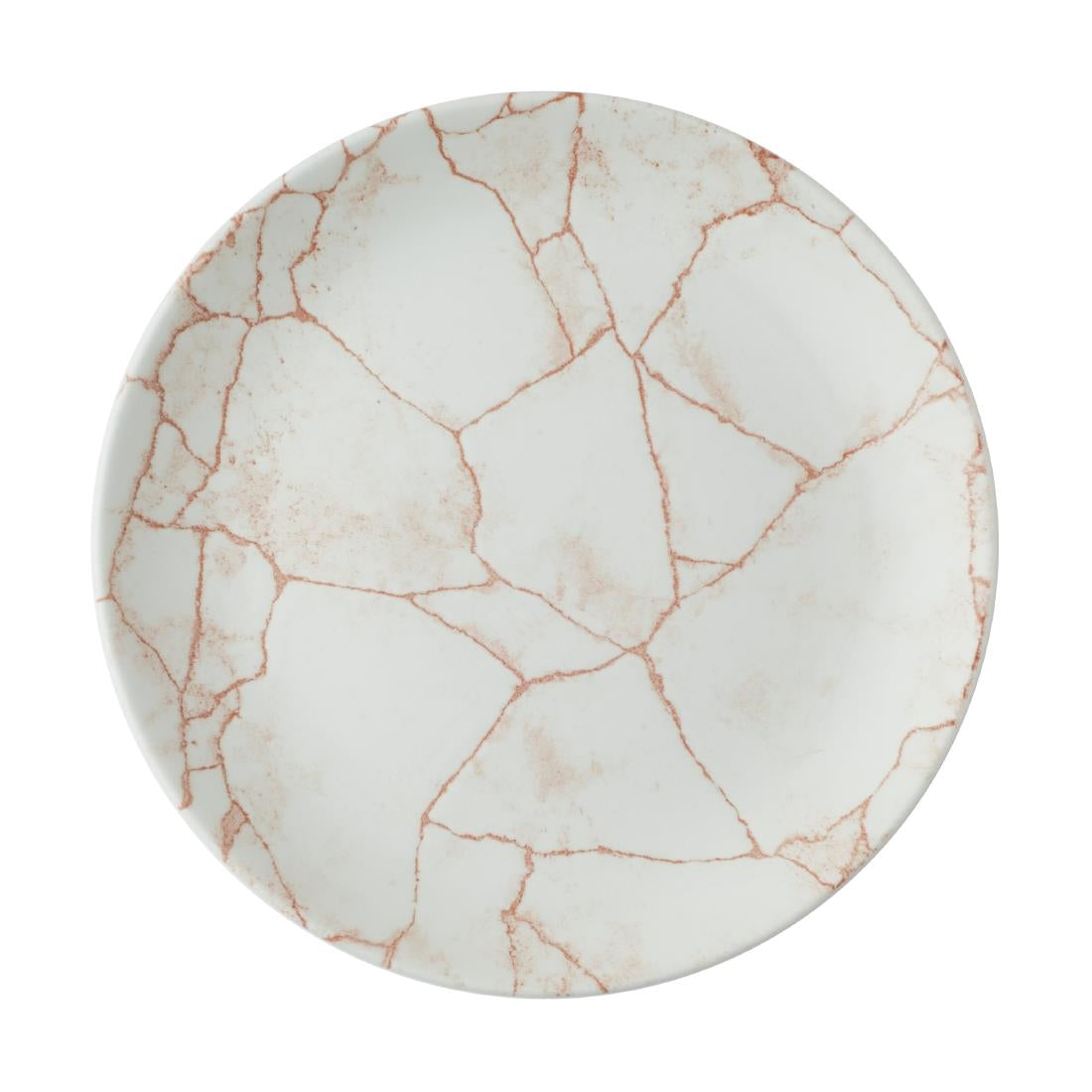 Churchill Studio Prints Kintsugi Evolve Coupe Plates Coral 220mm (Pack of 12) - CX682 Churchill