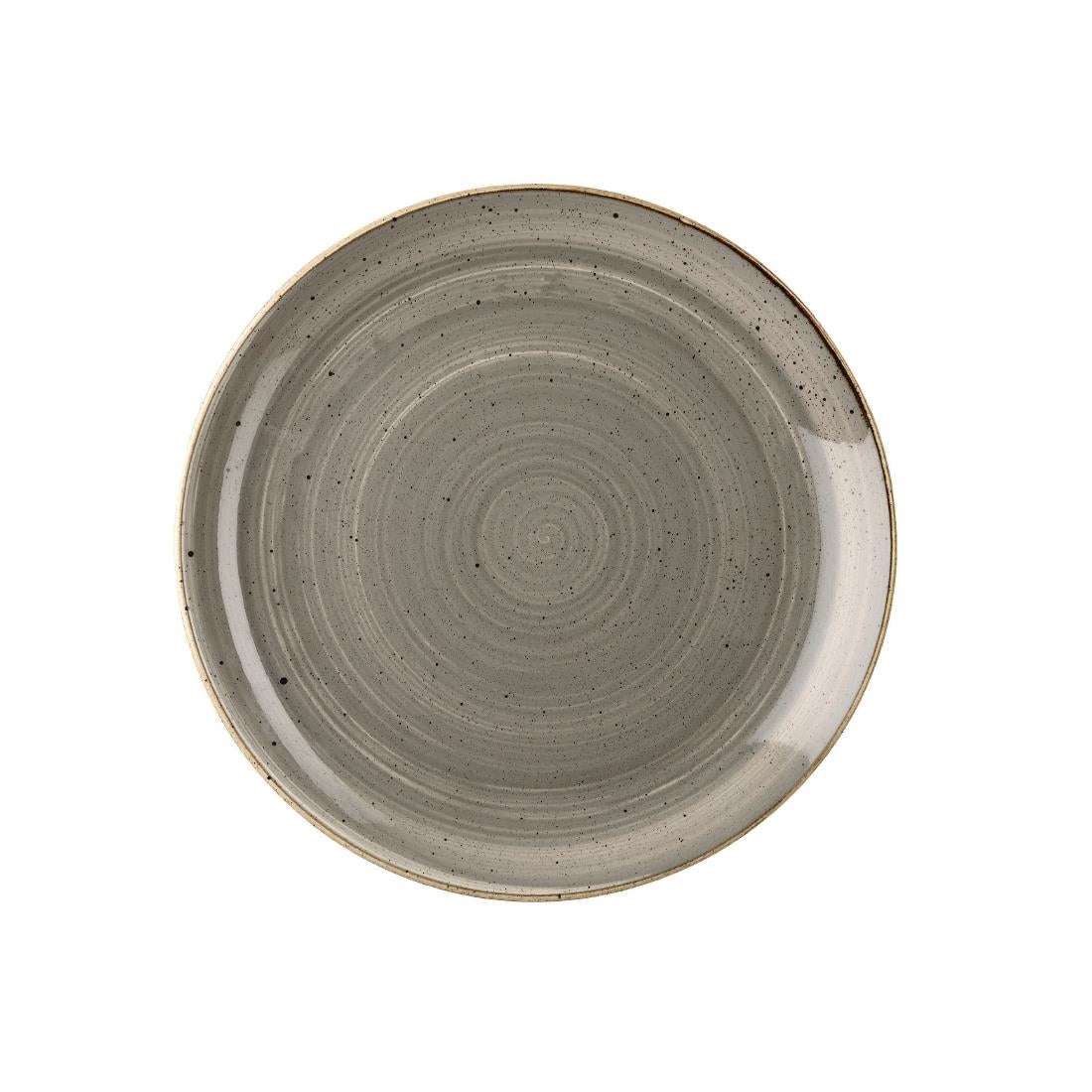 Churchill Stonecast Coupe Plates Grey 288mm (Pack of 12) - CY965 Churchill