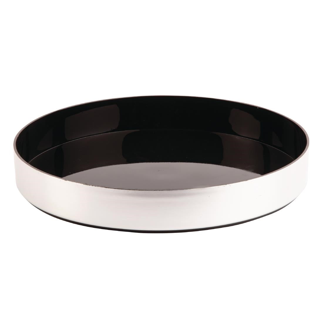 Beaumont Aluminium Round Non-Slip Drinks Tray 330mm - D857 Beaumont