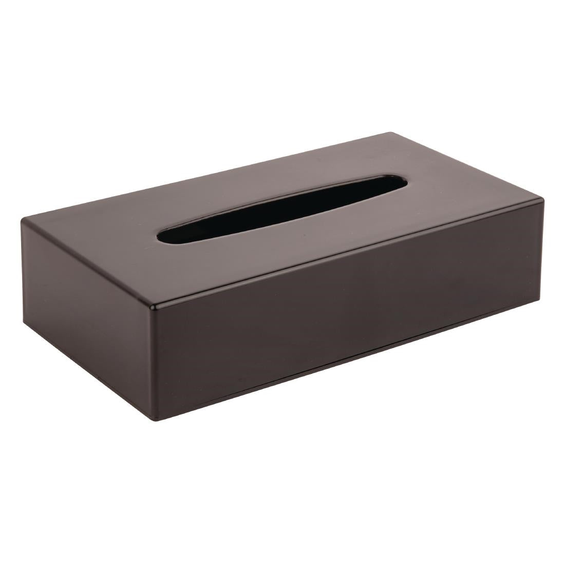 Hotel Complimentary Black Rectangular Tissue Holder - DA605 Bolero