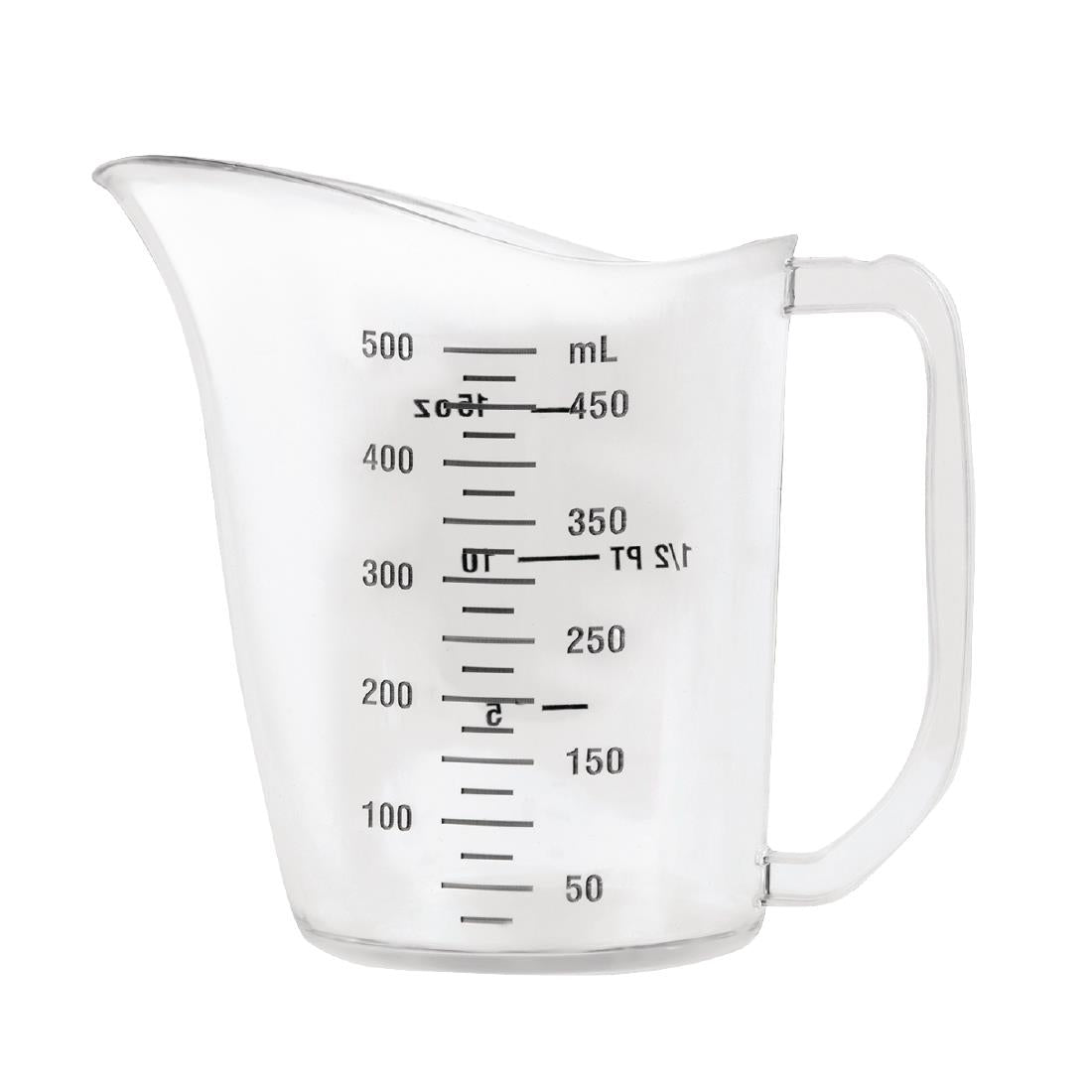 Vogue Polycarbonate Measuring Jug 500ml - DB450 Vogue