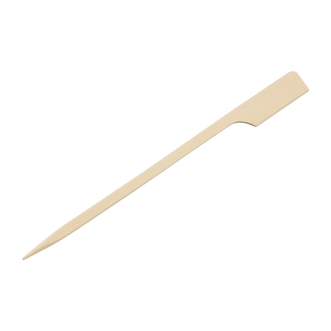 Fiesta Compostable Bamboo Paddle Skewers 120mm (Pack of 100) - DB496 Fiesta