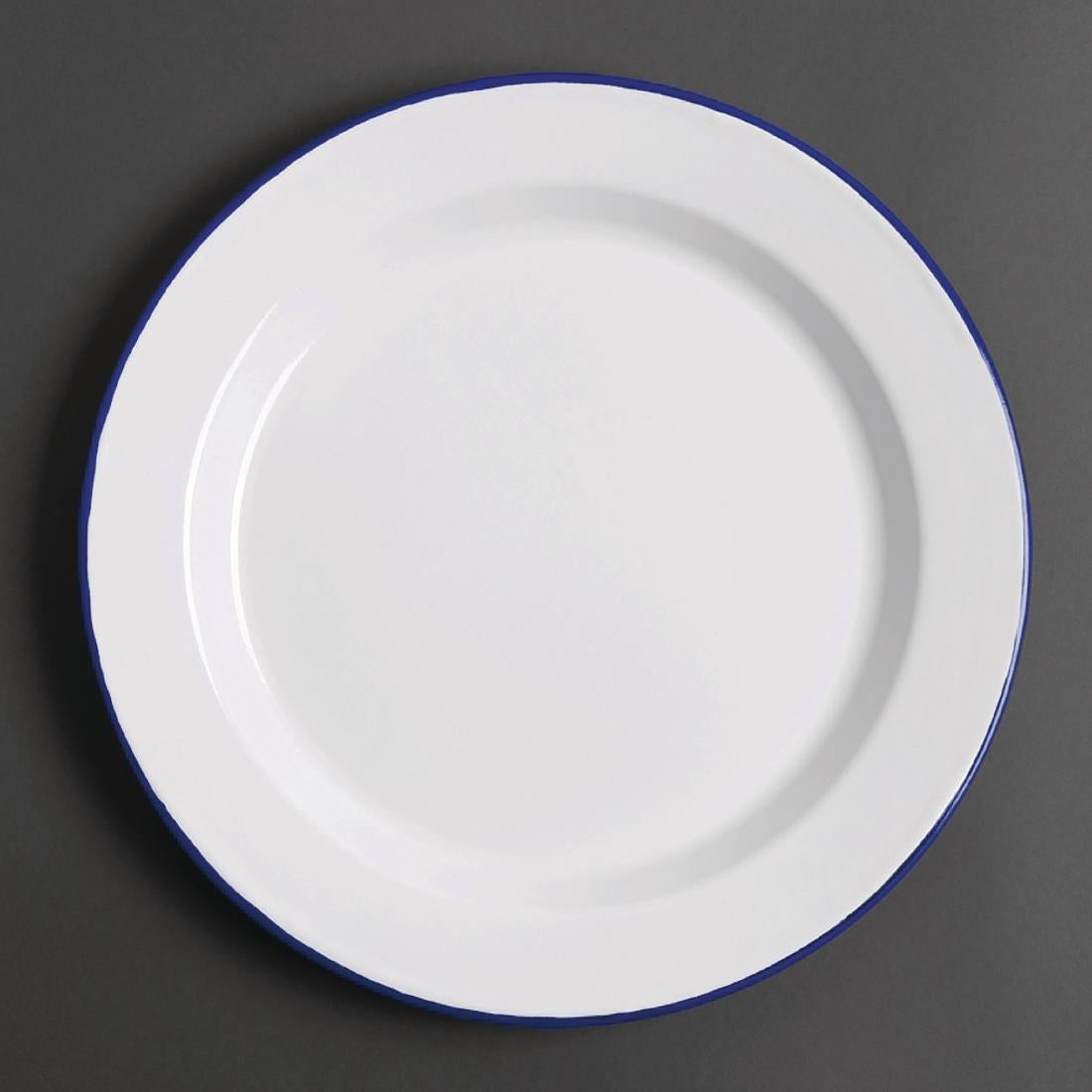 Olympia Enamel Dinner Plates 300mm (Pack of 6) - DC388 Olympia