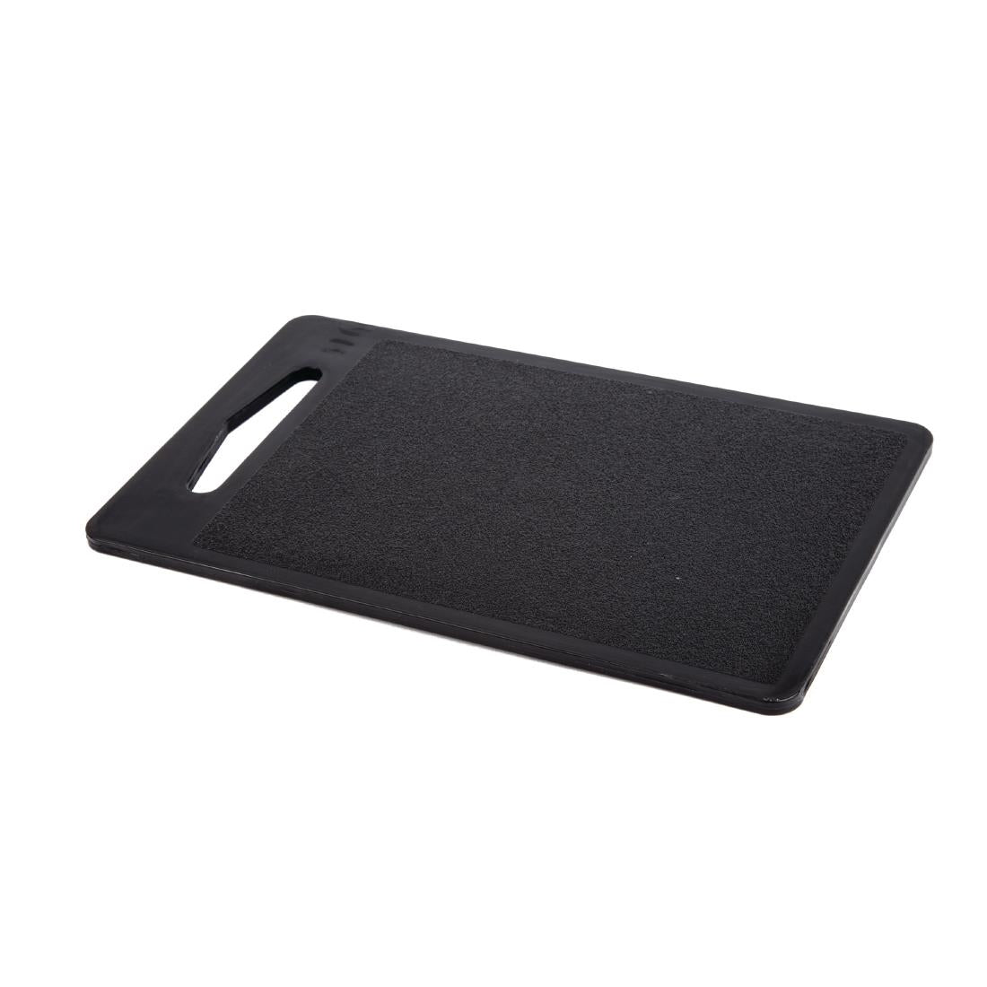 Hygiplas Bar Chopping Board Black 255mm - DC717 Hygiplas