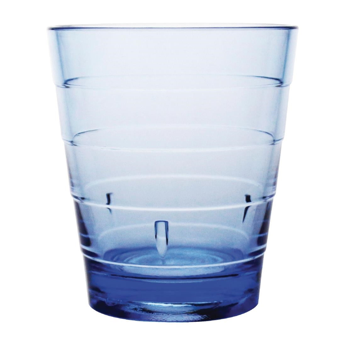 Olympia Kristallon Polycarbonate Ringed Tumbler Blue 285ml (Pack of 6) - DC921 Olympia