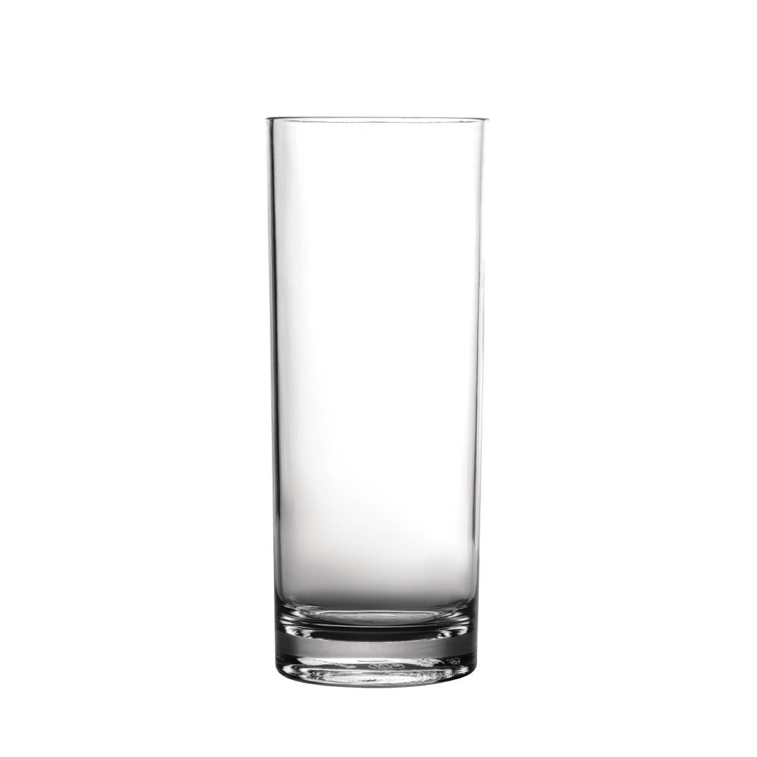 Olympia Kristallon Polycarbonate Hi Ball Glasses Clear 360ml (Pack of 6) - DC924 Olympia