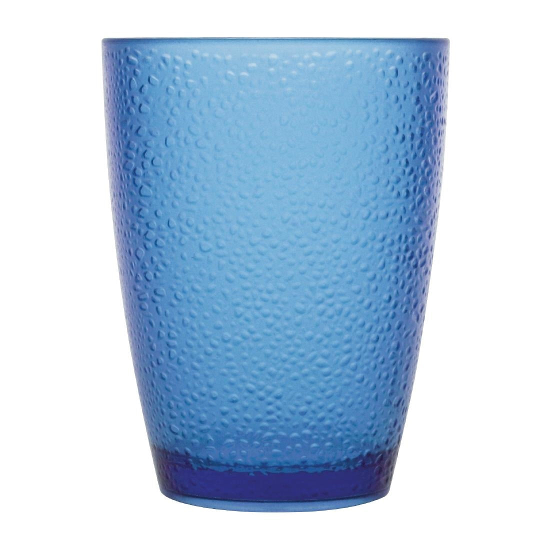 Olympia Kristallon Polycarbonate Tumbler Pebbled Blue 275ml (Pack of 6) - DC929 Olympia