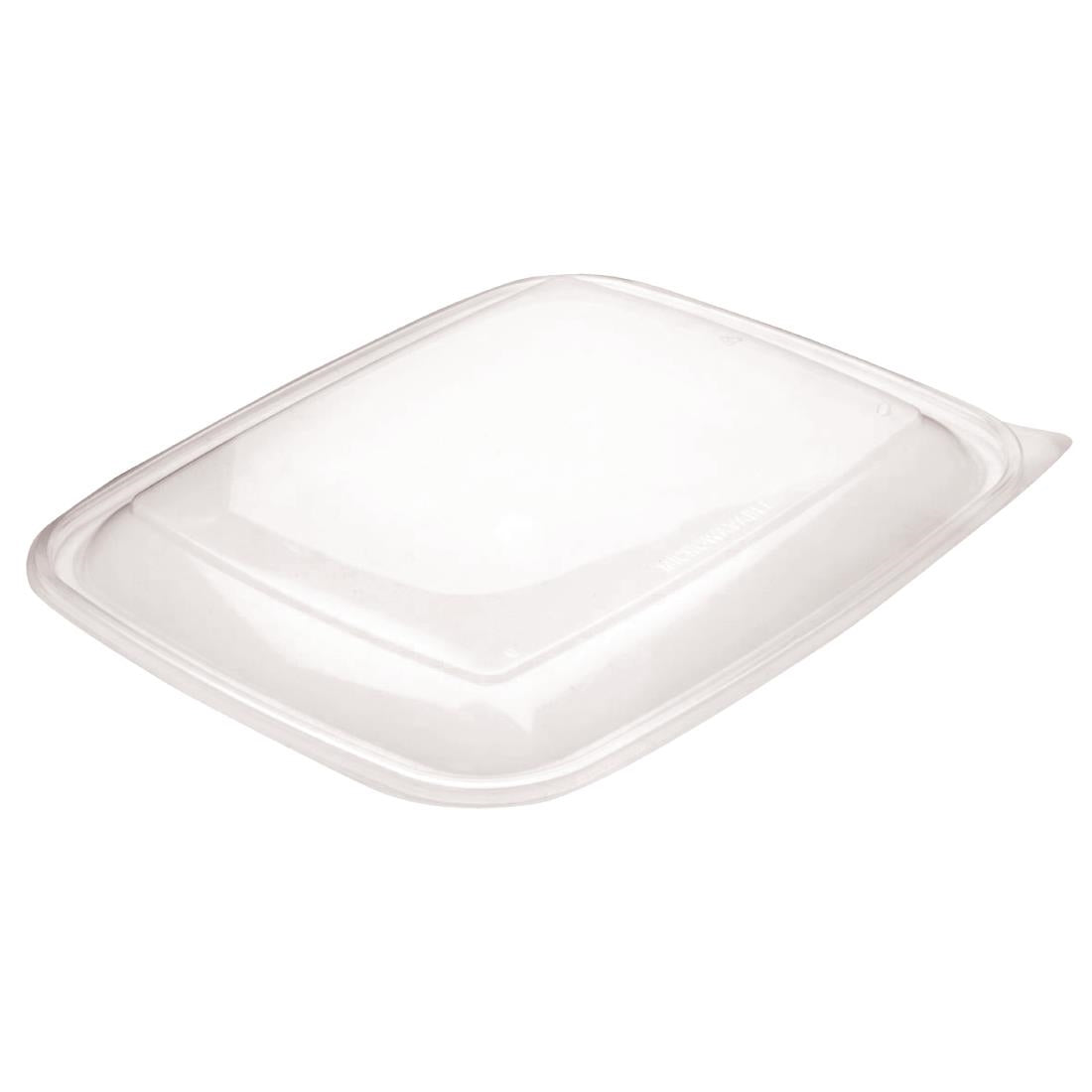 Fastpac Medium Rectangular Food Container Lids 900ml / 32oz (Pack of 300) - DE764 FastPac