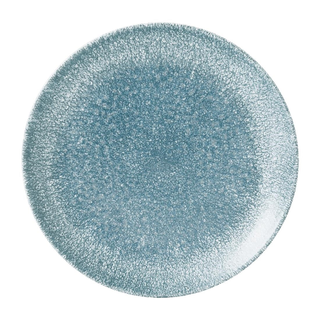 Churchill Studio Prints Raku Round Plate Topaz Blue 165mm (Pack of 12) - DE885 Churchill