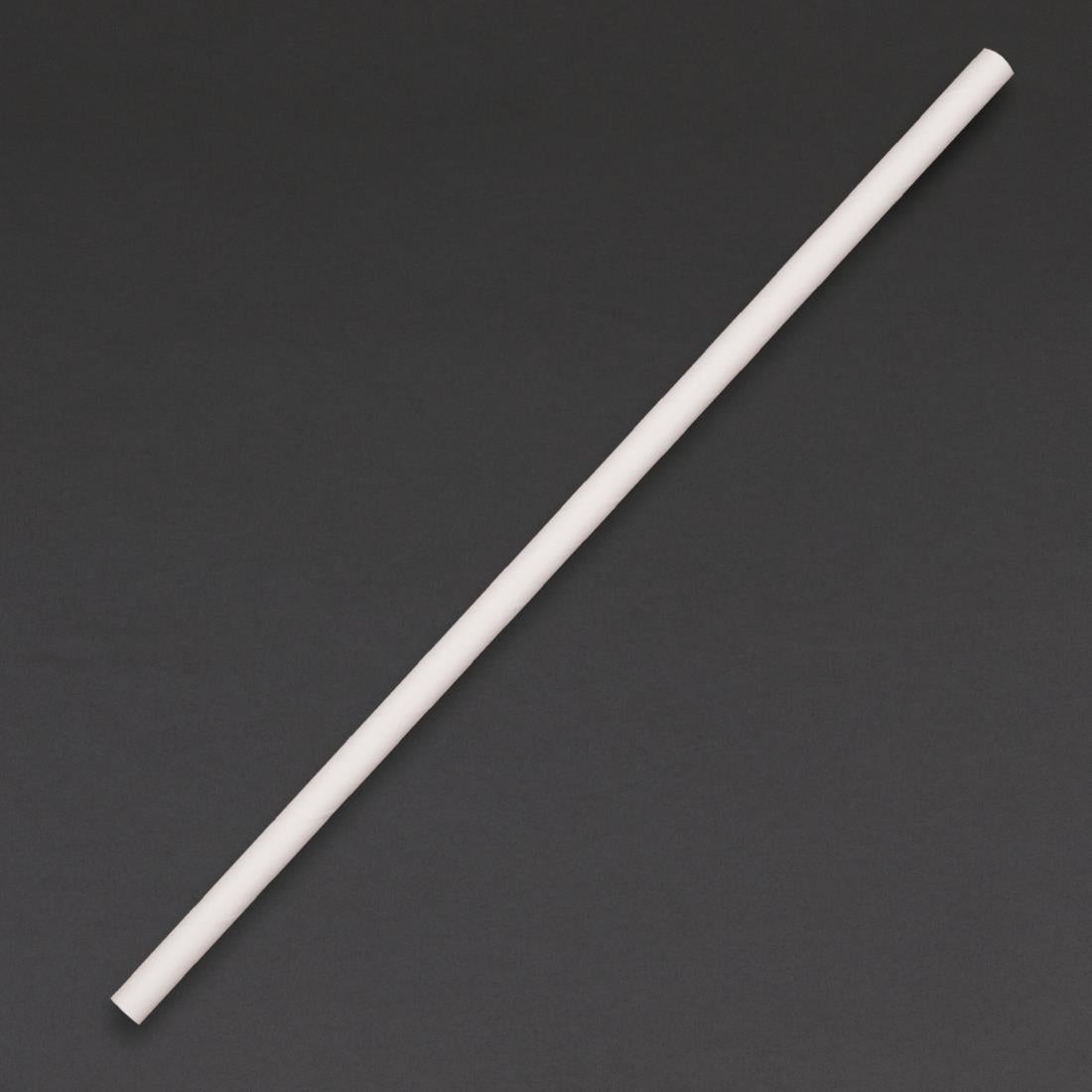 Fiesta Compostable Paper Straws White (Pack of 250) - DE925 Fiesta