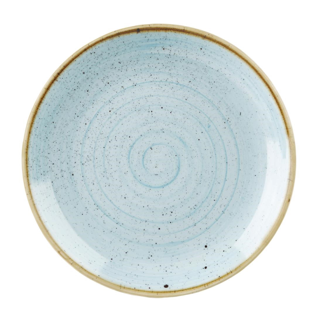 Churchill Stonecast Round Coupe Plate Duck Egg Blue 260mm (Pack of 12) - DK500 Churchill