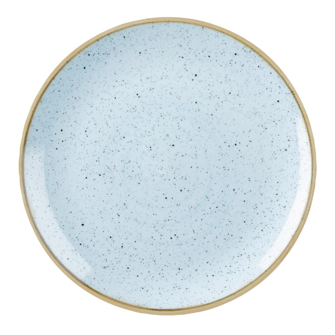 Churchill Stonecast Round Coupe Plate Duck Egg Blue 185mm (Pack of 12) - DK502 Churchill