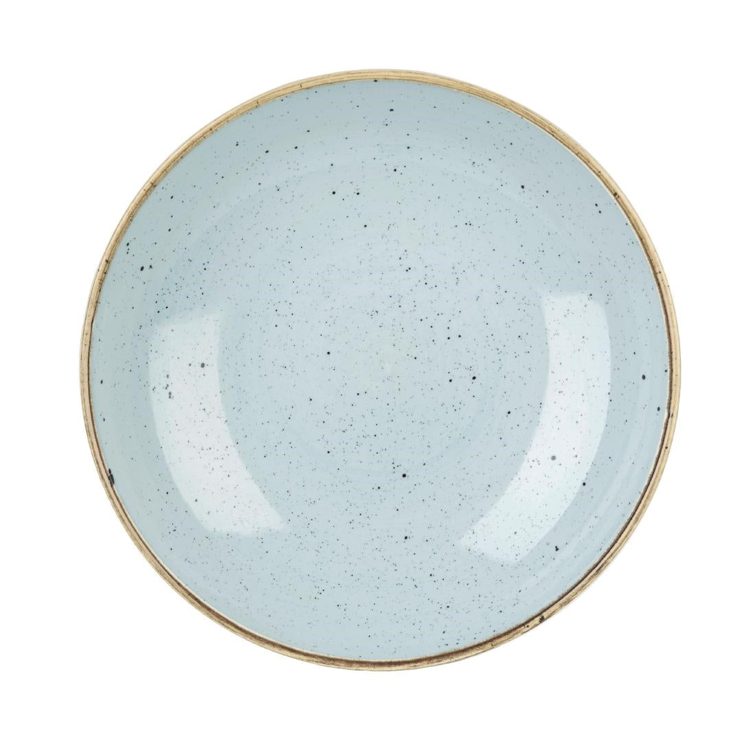 Churchill Stonecast Round Coupe Bowl Duck Egg Blue 220mm (Pack of 12) - DK504 Churchill