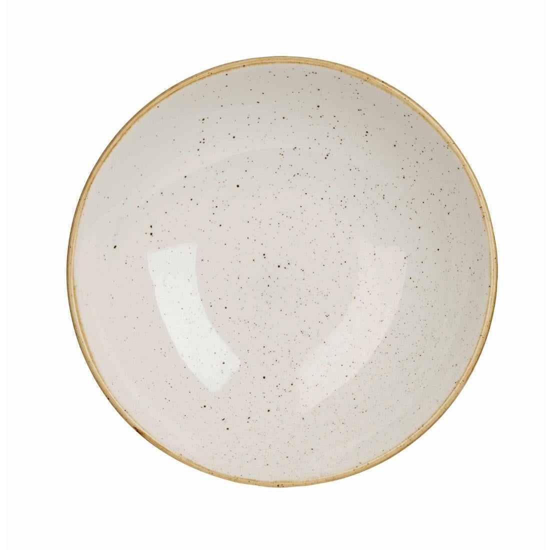 Churchill Stonecast Round Coupe Bowl Barley White 200mm (Pack of 12) - DK523 Churchill