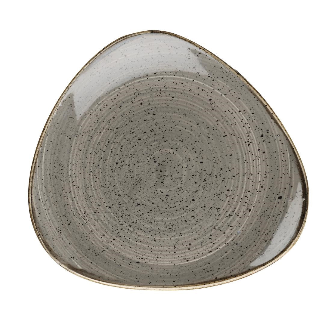 Churchill Stonecast Round Plate Peppercorn Grey 315mm (Pack of 6) - DK558 Churchill