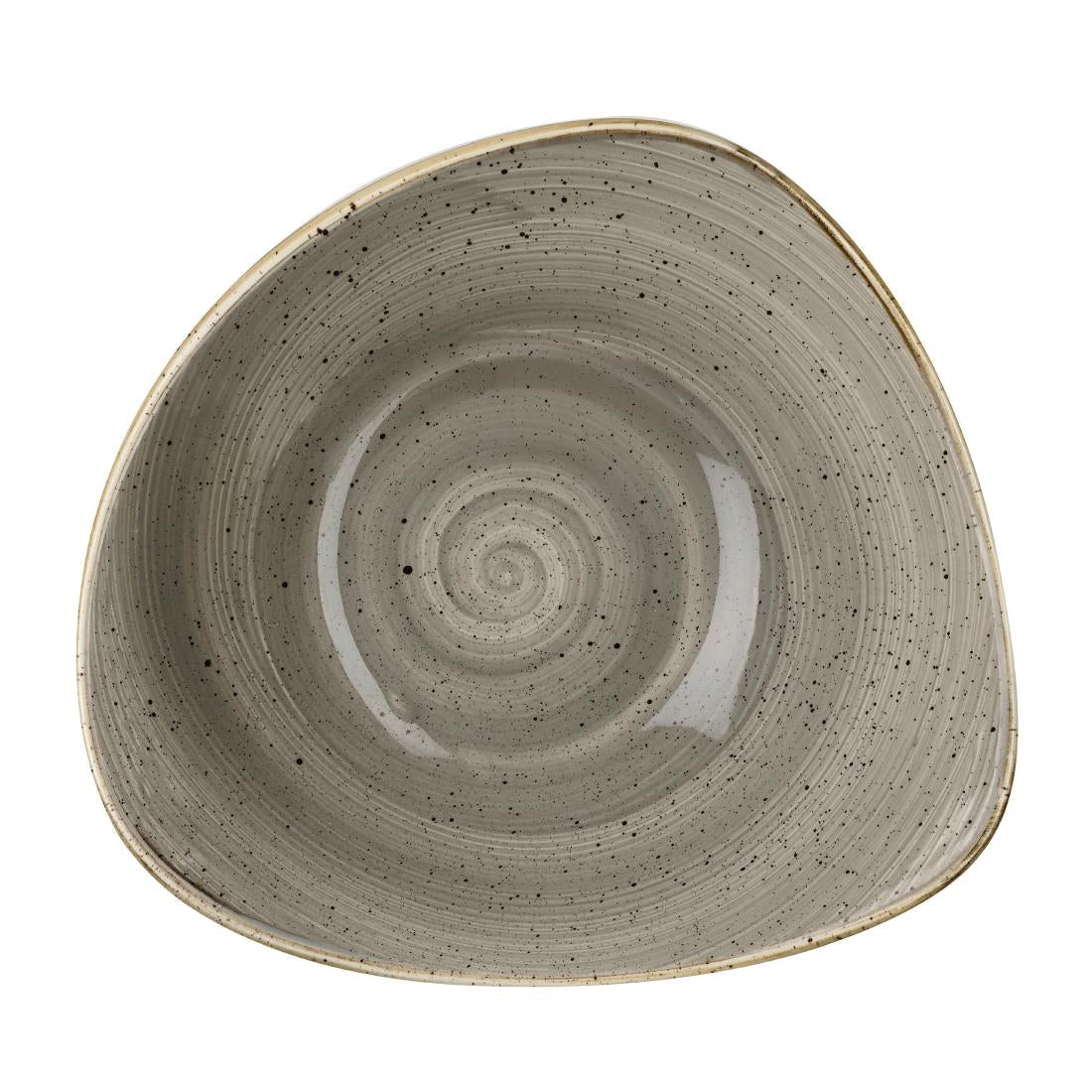 Churchill Stonecast Round Bowl Peppercorn Grey 265mm (Pack of 12) - DK559 Churchill